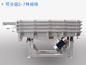 多層設(shè)計(jì)，進(jìn)行物料篩分不同等級(jí)